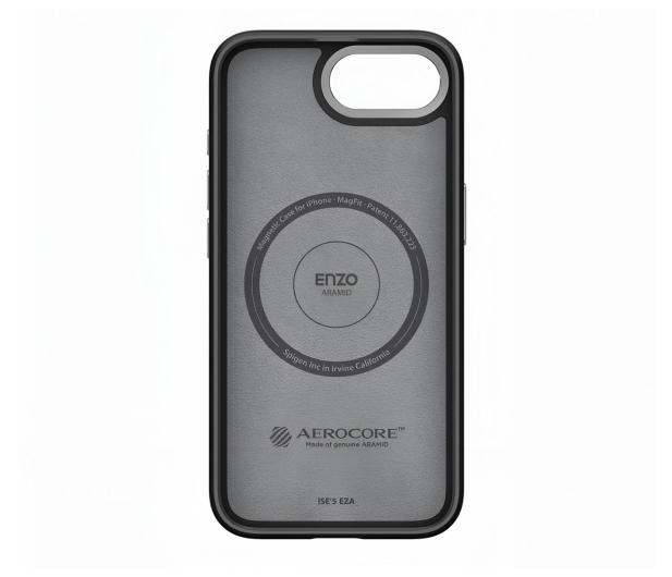 Spigen Enzo Aramid Mag Magsafe do iPhone 16E/17E Matte Black - 1319746 - zdjęcie 3